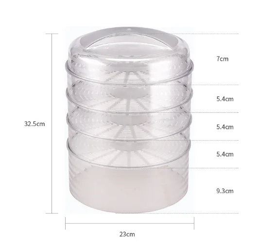 
Transparent PET Insulation Food Cover Multi layer Reusable Food Covers  (62560910708)