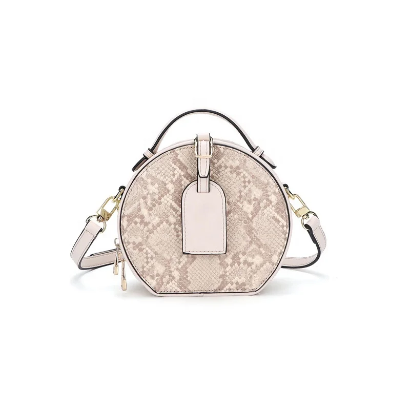 

Ladies Designer Snake Skin Handbags Famous Brands Vintage Round Handbags
