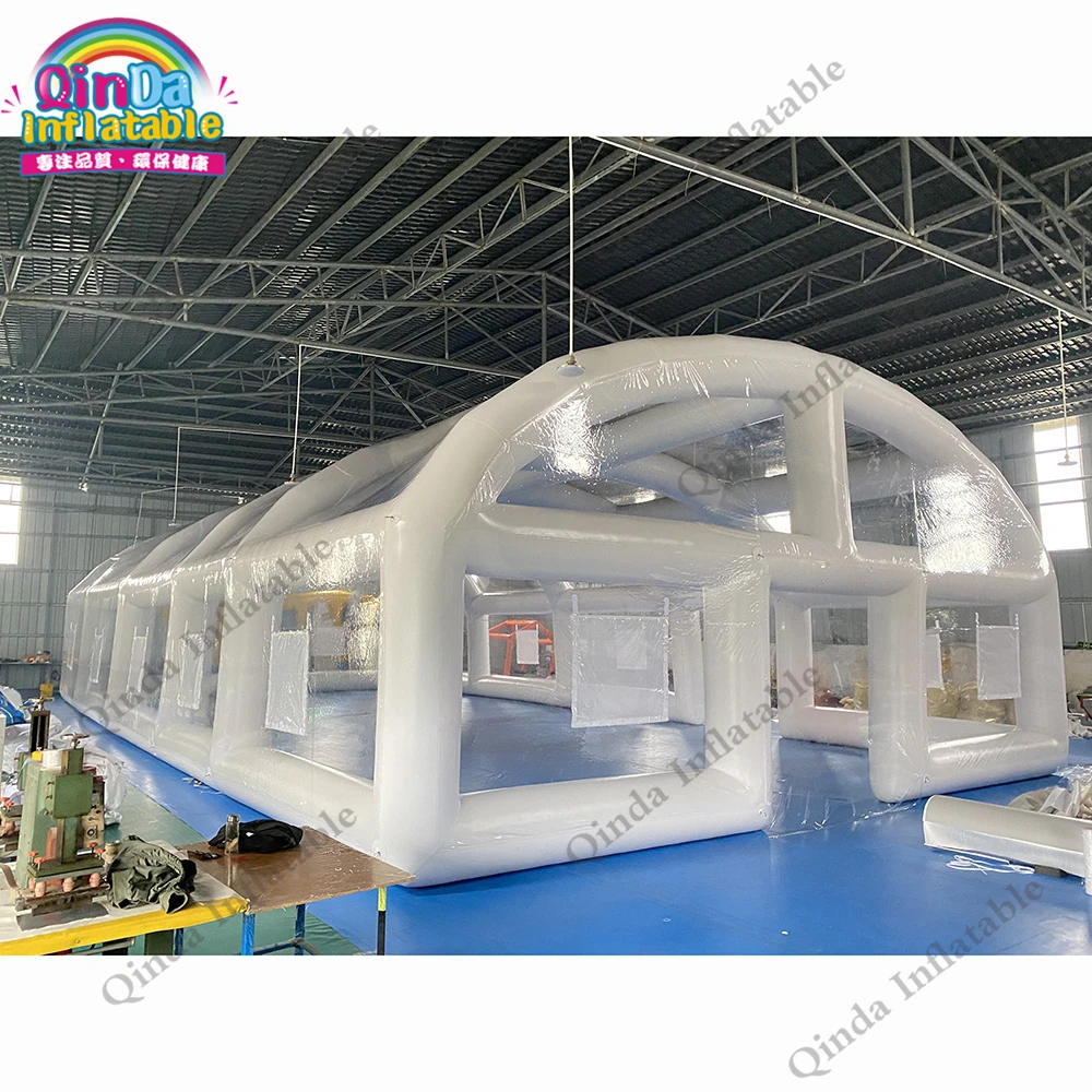 

20x10m Giant Inflatable Swimming Pool Cover Bubble Dome Tent Transpaent Inflatable Pool Cover Tent, Customized color