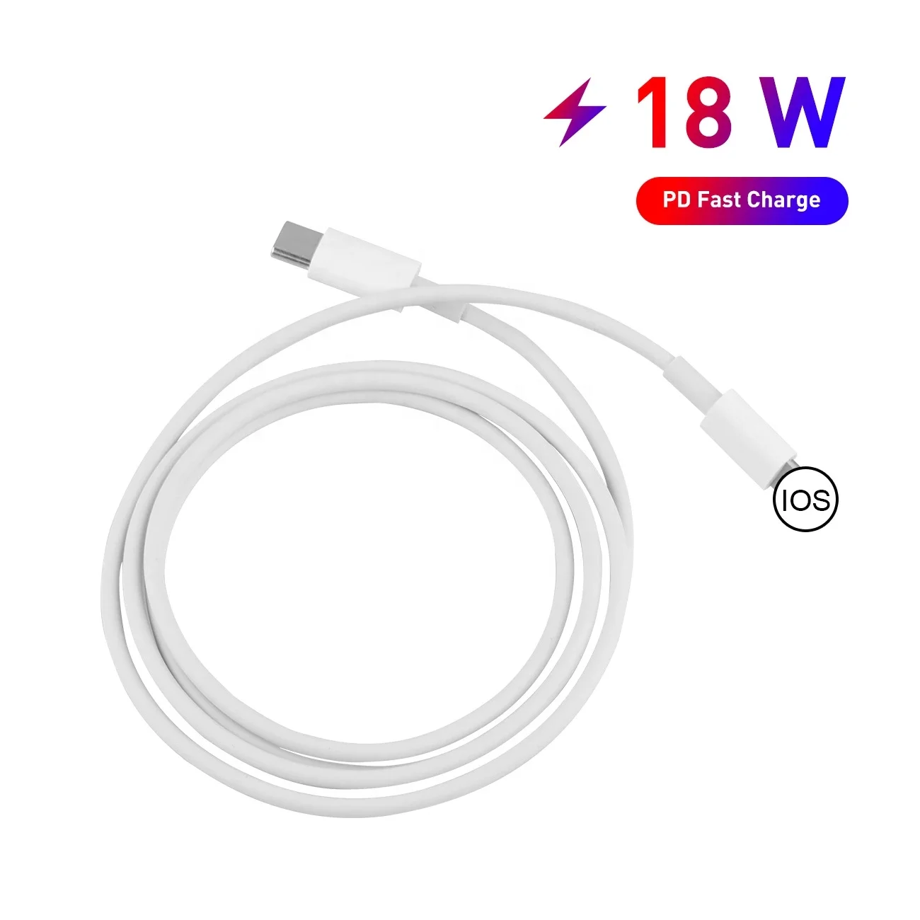 

20W/18W Fast Charging USB C to Lighting Charger Cable Original PD Charger Data Cable for Iphone 12 Type C Charging Cable