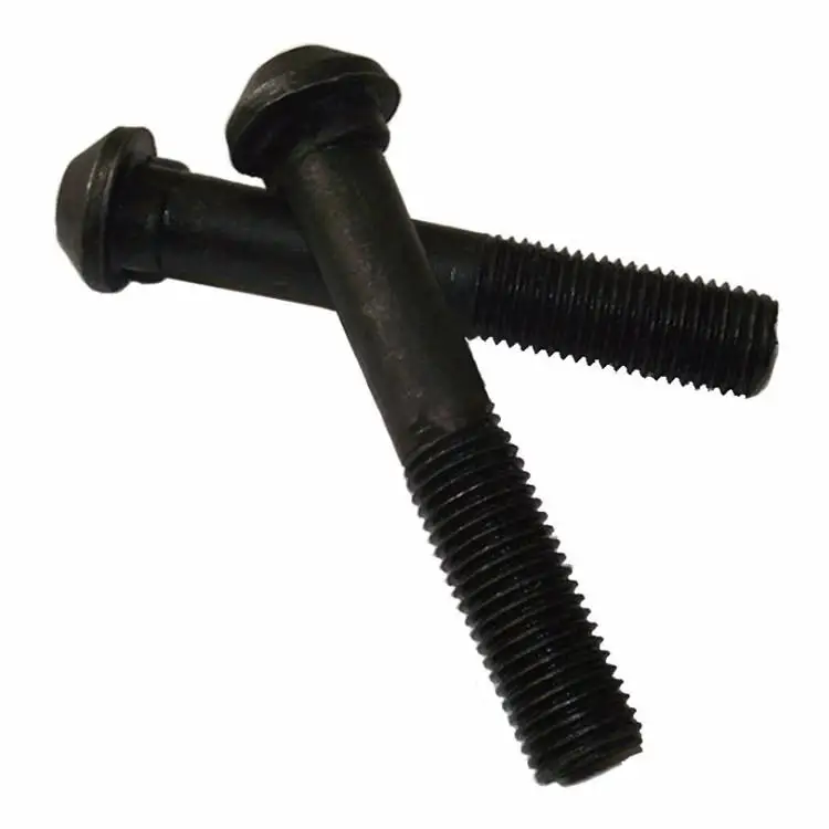 Din 5903 Metric Coarse Fish Plate Bolt With Round Head Oval Neck Rail