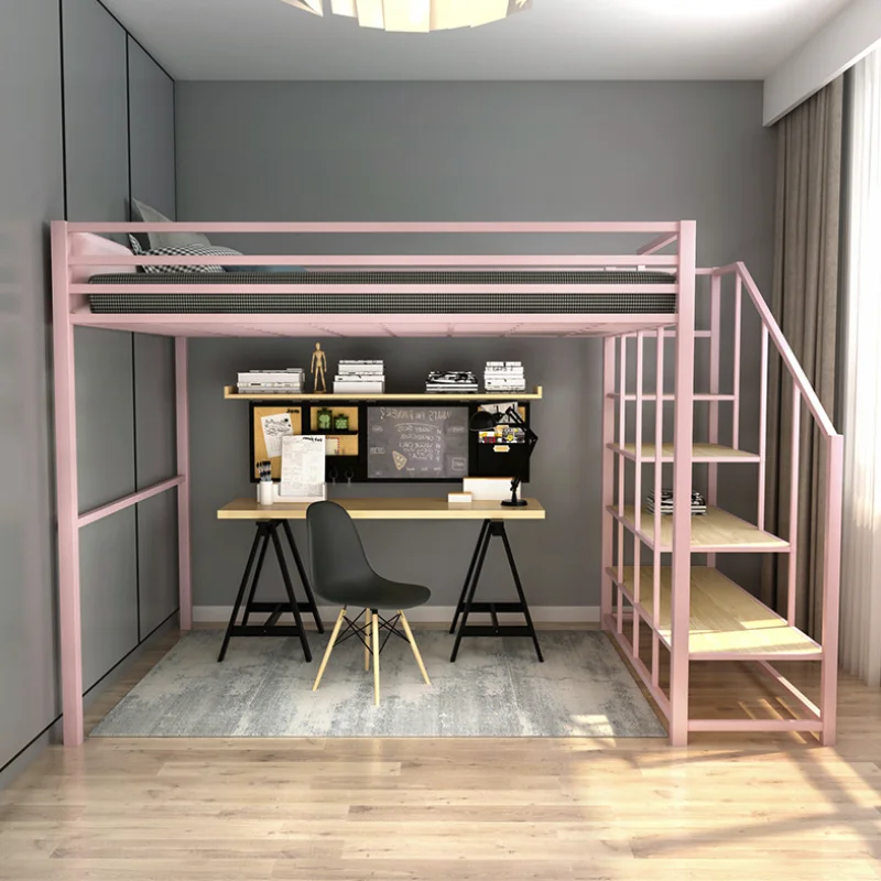 Jzd Loft Bunk Bed Wood Metal Bunk Bed School Hotel Home Furniture New Design Double Beds Buy