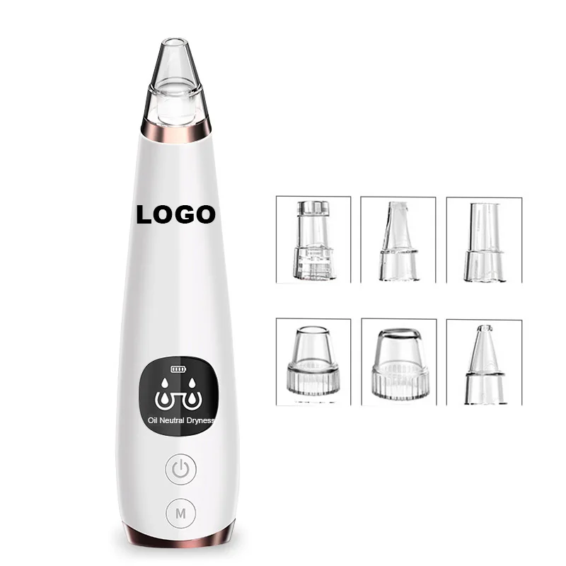 

Facial Cleaner Tool USB Rechargeable Electric Blackhead Remover, White