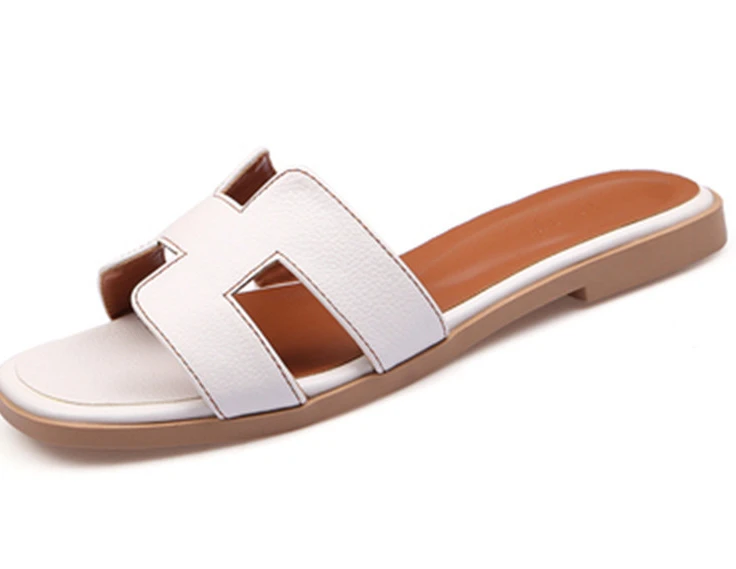 

2021 New Arrival Fashion Trend Summer Female Shoes Casual Flats Shoes Slipper-absorb
