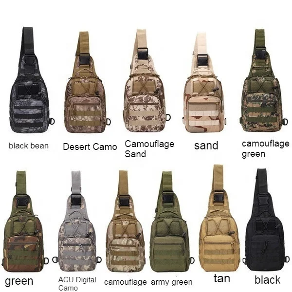 

Outdoor Sports Men Army Small Sling Camping Hunting Crossbody Single Shoulder Camouflage Bag