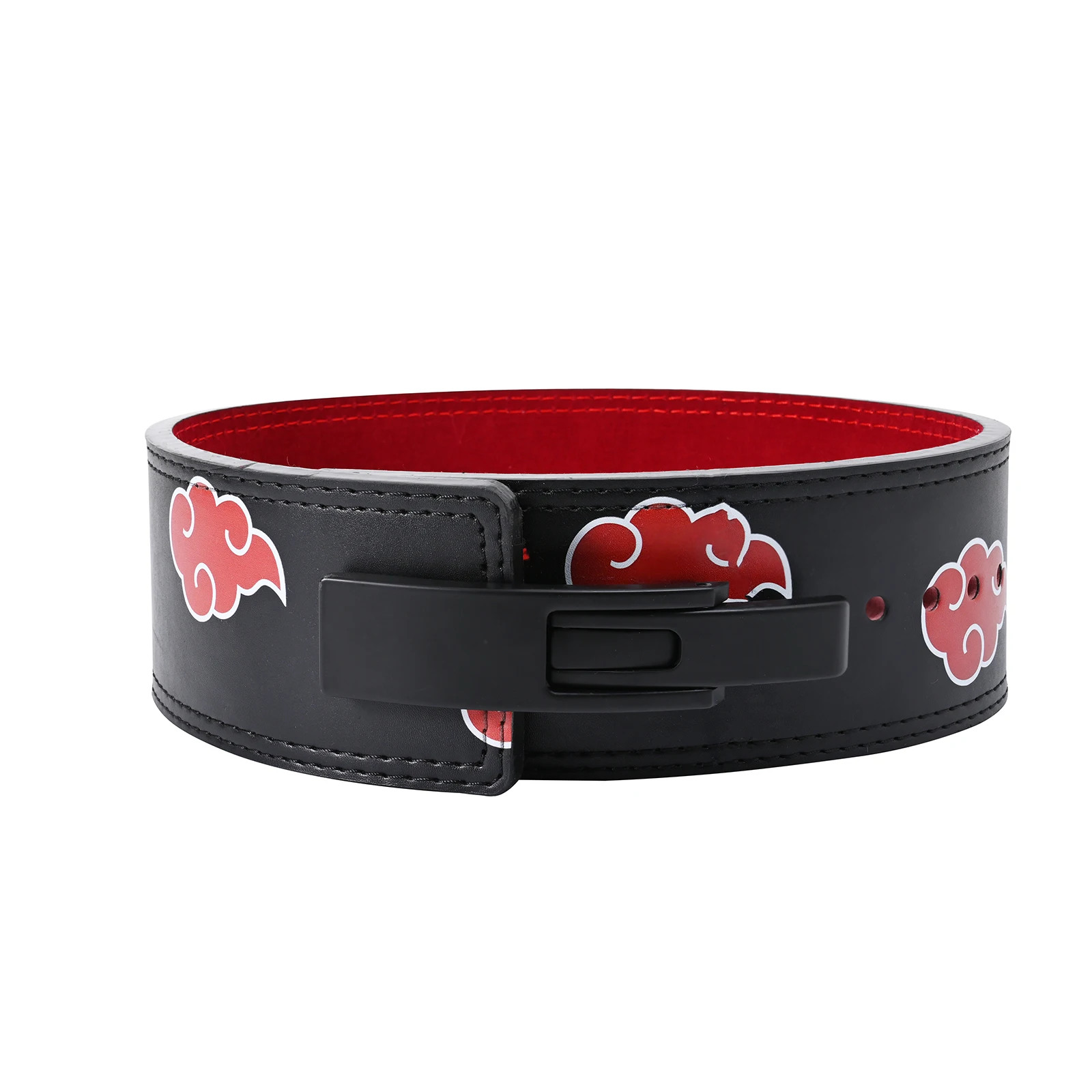 

2023 Fitness Custom Logo Leather Anime Cloud Lifting Lever Gym Powerlifting 13 MM Lumber Back Weight Weightlifting Belt Men