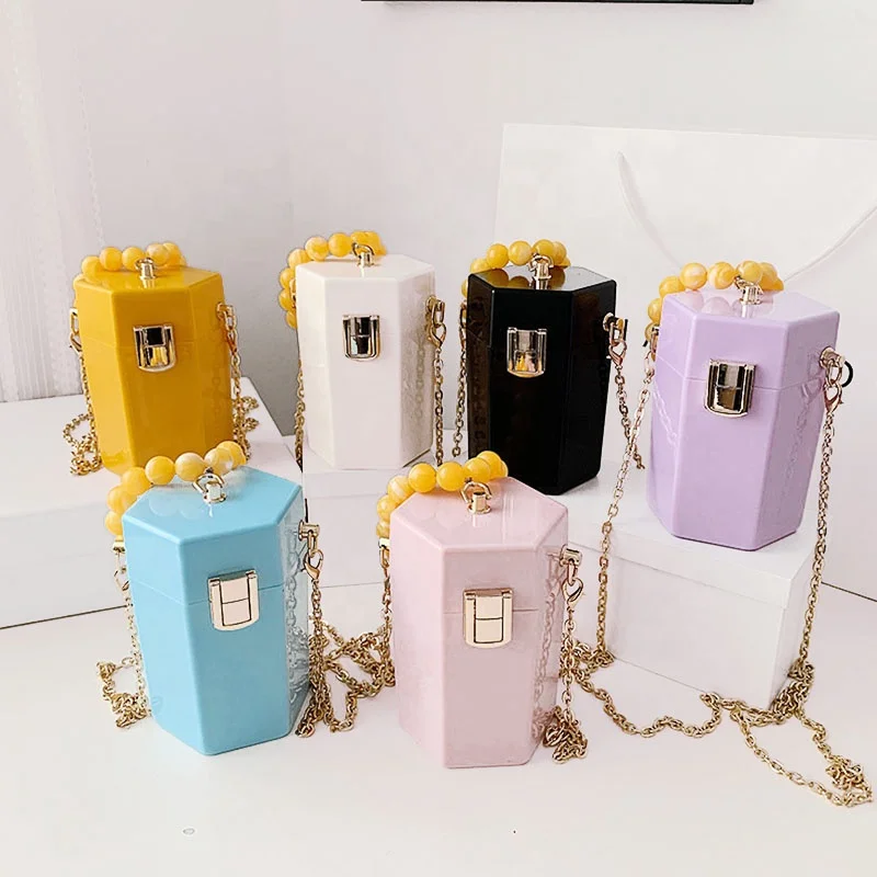 

Latest Designer Ladies Hand Bags Women Chain Cross Body Pearl Handle Shoulder Bag