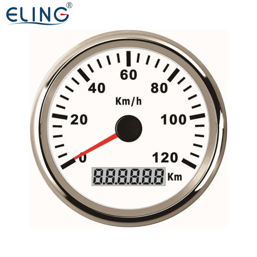

ELING GPS Speedometer Odometer 120KM/H for Auto Marine UTV 85mm 12V/24V with Backlight Visit the ELING Store