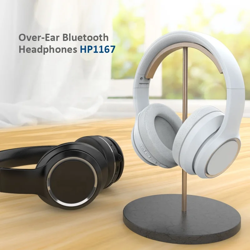 

2020 Kingree hot sale super bass bluetooth wireless headphone foldable music headsets, Black white
