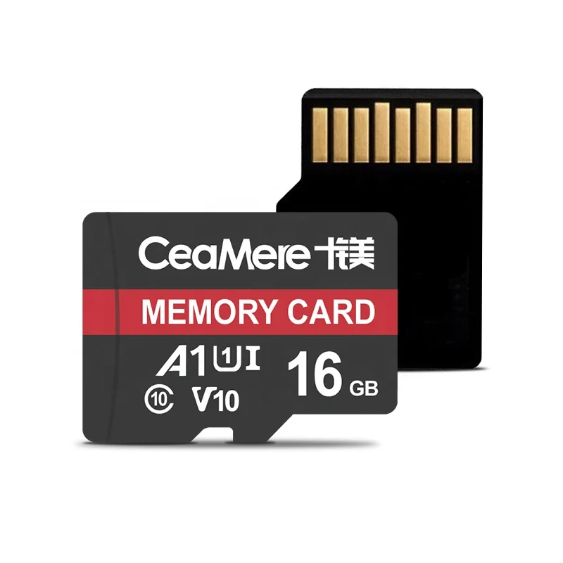 

Ceamere Red Stripe Good Quality 16GB Micro Memory Cards Class 10 Memoria Kart 32GB 64GB 128GB 256GB 512GB Micro TF Memory Card