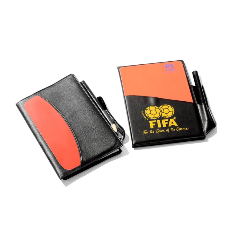 New Sport Football Soccer Referee Wallet Notebook with Red Card and Yellow Card 
