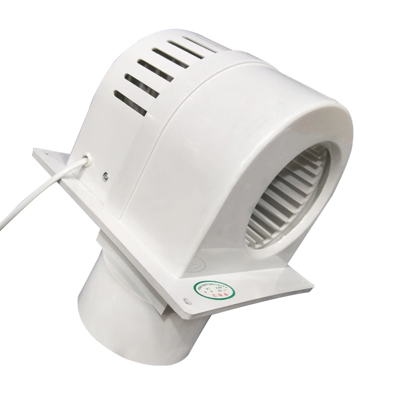 

4" Plastic lower noise 30W Ventilation fan snail-type high-power wall mounted exhaust fan for bathroom showroom