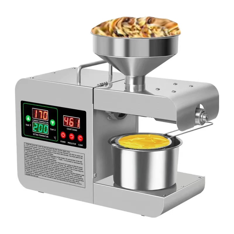 

Home Use Peanut Oil Press Machine/oil Presser Small Size Automatic Machine Stainless Steel New Product 2020 Provided 220v 6.6