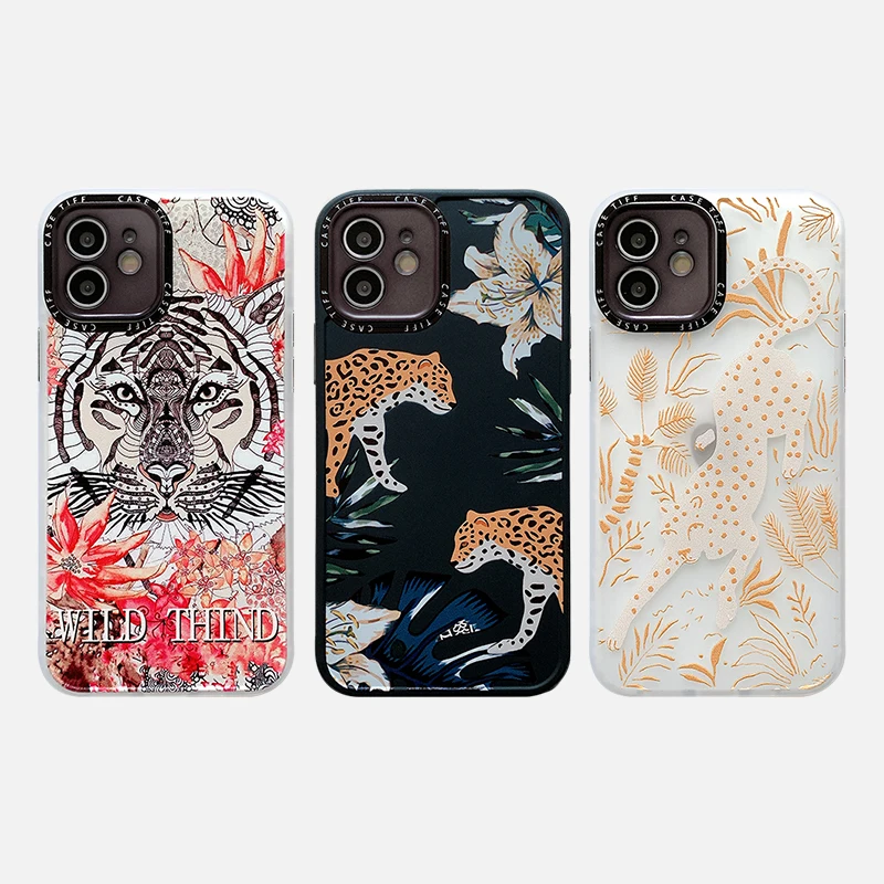 

Best-selling detachable lens tiger simple custom wholesale mobile phone case bag for iPhone 11 12pormax