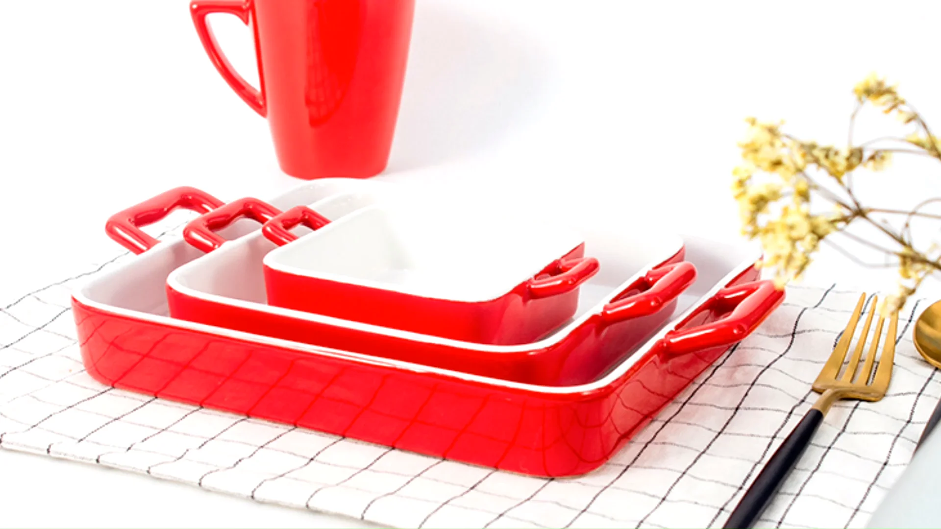 Factory Custom Microwave Safe Stoneware Bread Cake Spaghetti Bakery