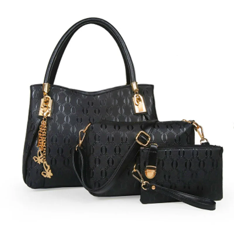 

Fashion Luxury Women Shoulder Bags Wholesale Designer Lady Handbags Set, Multi color