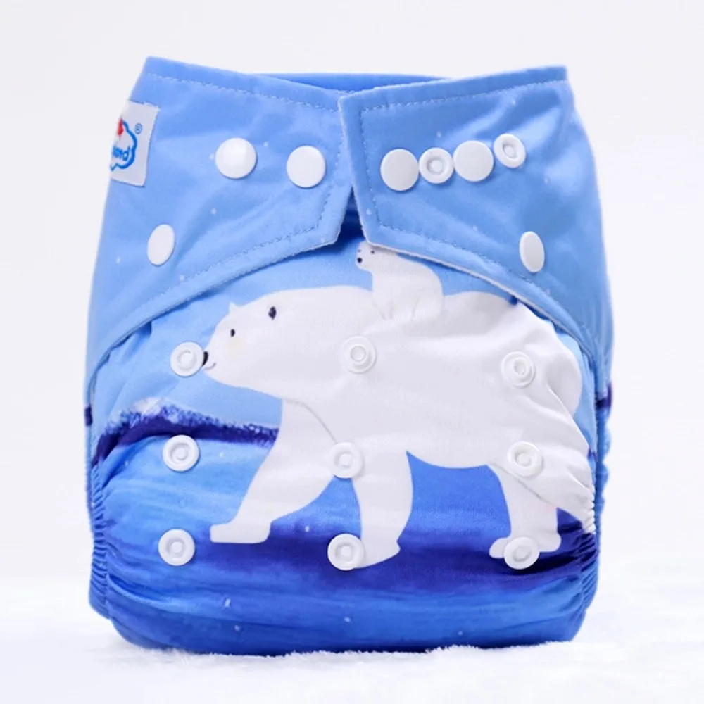 

Babyland organic newborn baby reusable cloth diapers with insert