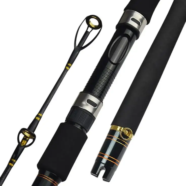 

SNEDA Brand New Jigging Pole Carbon Portable 3 Sections Spinning 2.1M 70-250G 30-50LB Fishing Jig Rod