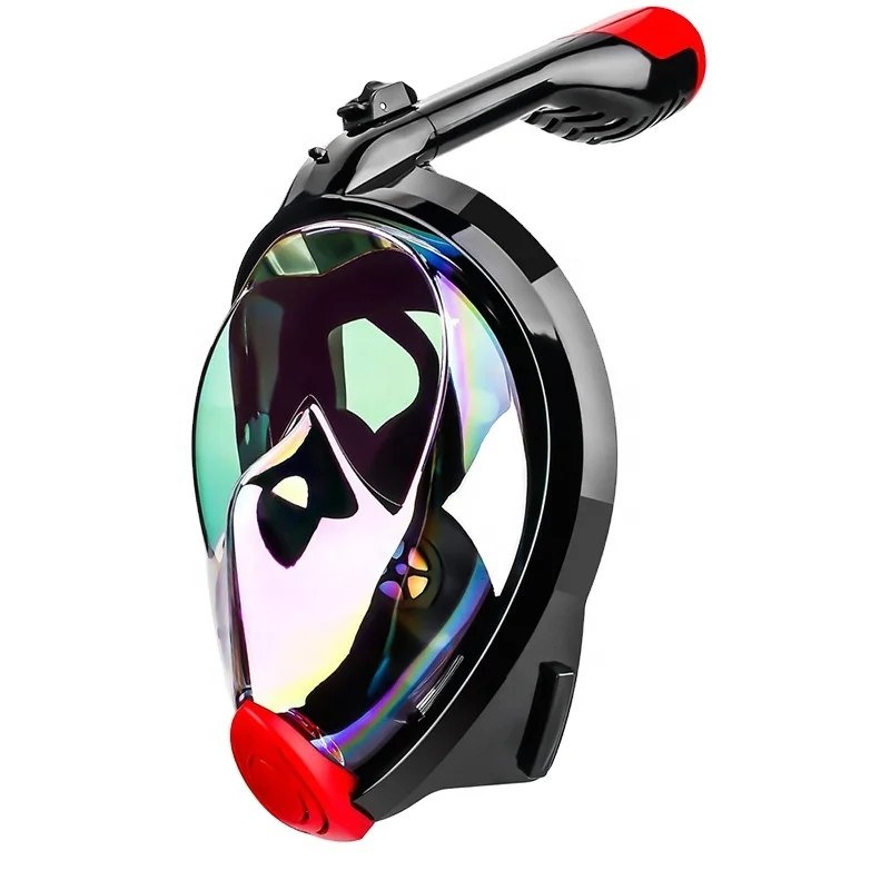 

Hot style new snorkeling mask diving swimming mask adult children diving mask swimming respirator artificial gills, Black