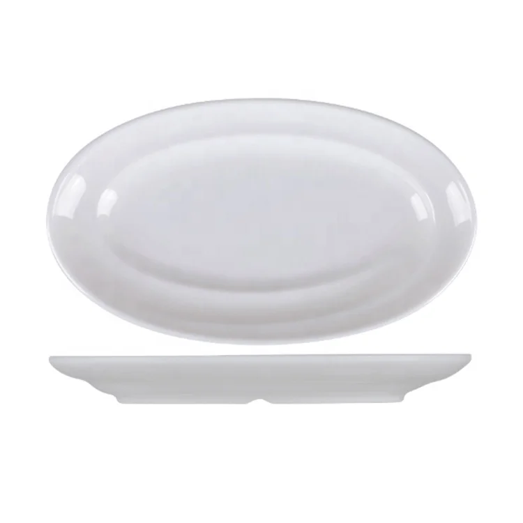Unbreakable Customize Logo Melamine Dinnerware Wholesale Big Oval