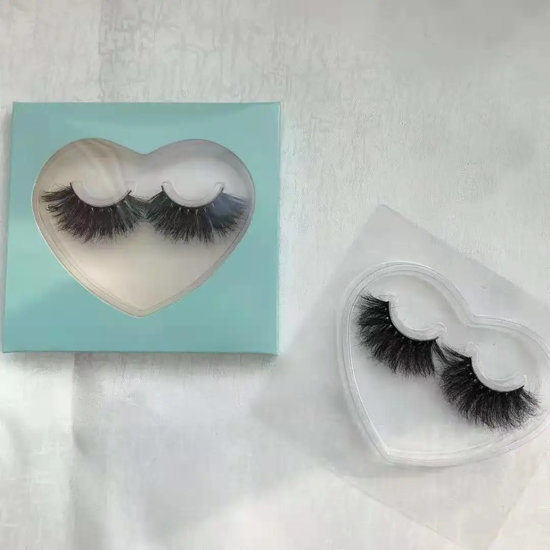 

Private label eyelashes 3D mink eyelash packaging box full strip 25mm lashes lasheswholesale vendor 100% mink lashes, Black