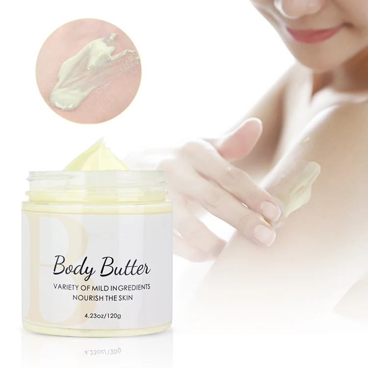 

Private Label Natural Organic Vegan Deep Moisturizing Skin Care Cream Whitening Shea Whipped Lotion Body Butters