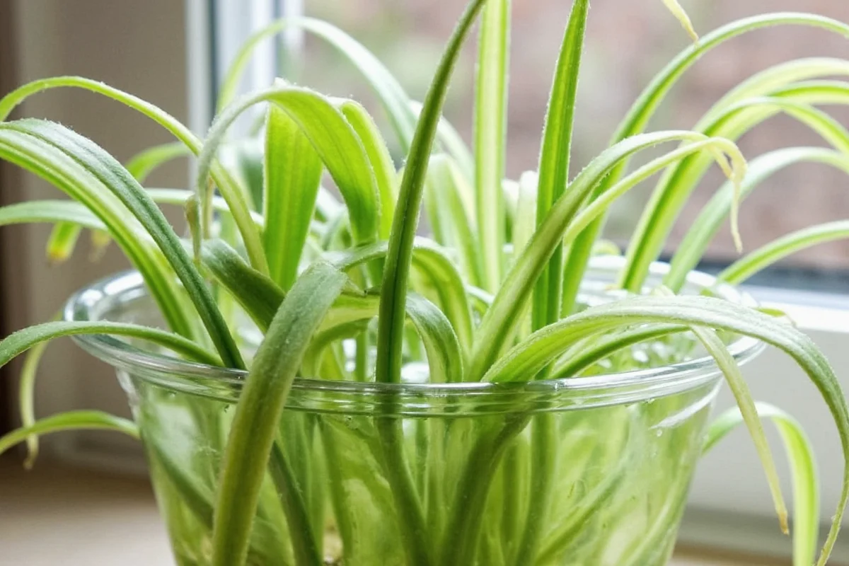 can you grow spider plants in water