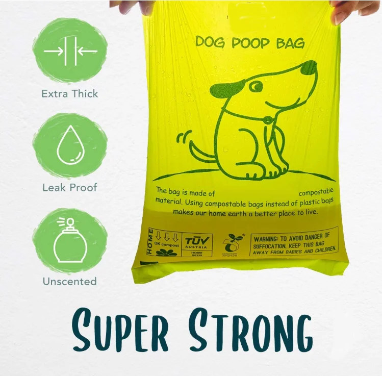 Modern Waste Bag Dispenser 100% Biodegradable Compostable Dog Poop Bag Dispenser