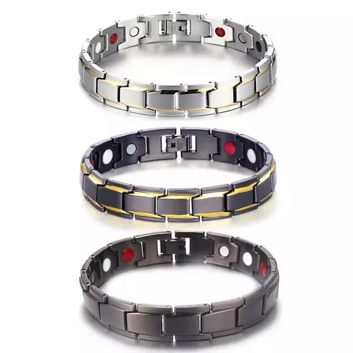 

Hongyu Men women energy health therapy healing magnetic therapy bracelet arthritis jewelry