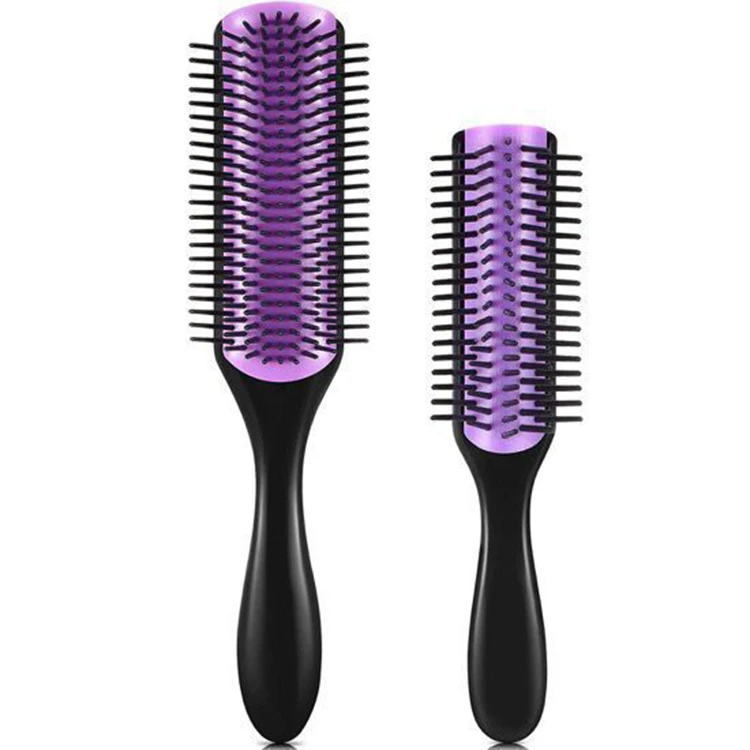 

Household Men Hairdressing Nine Row Hair Comb Detachable Plastic Hair Comb Anti-static Straight Massage Hair Comb