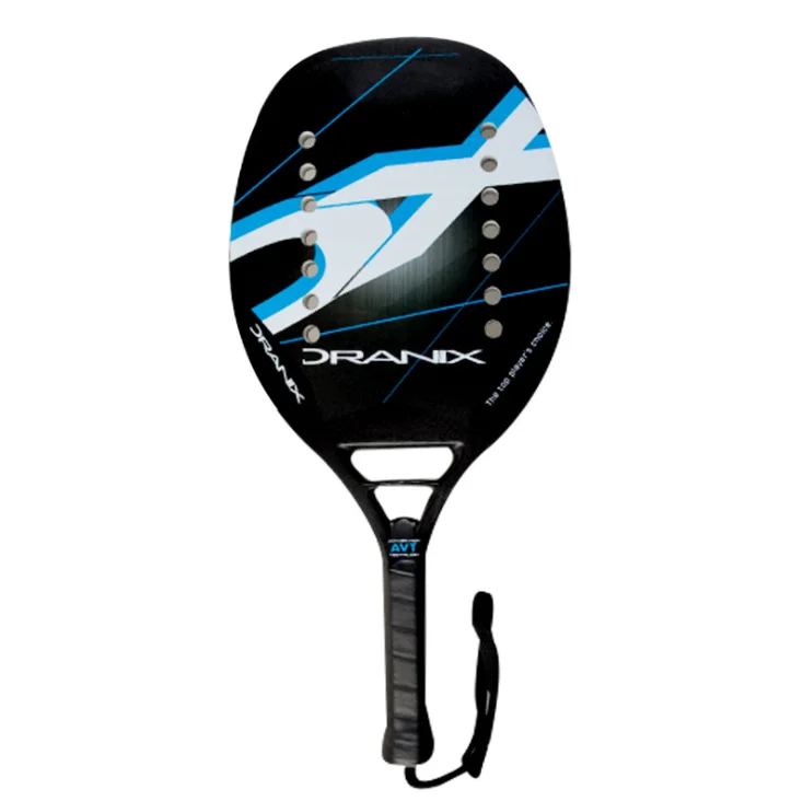 

Hot Sale Professional Beach Tennis Rackets Custom Carbon Beach Paddle/Padel Racket, Black