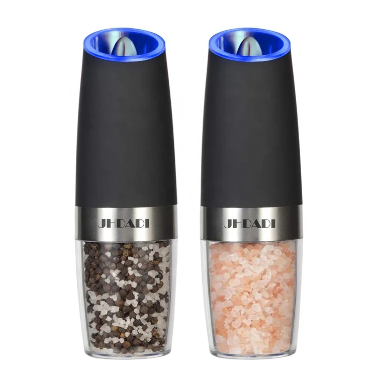 

Pepper Grinder Electric Gravity Salt Pepper Mill Set with Free Shipping