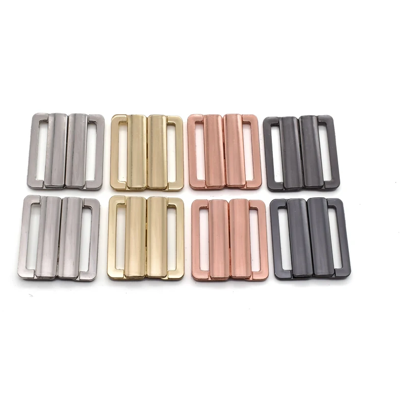 Rose Gold Underwear Buckle Bikini Bra Sexy Girl Spicy Girl Bikini Buckle Washable Front Buckle Closure for Swimwear