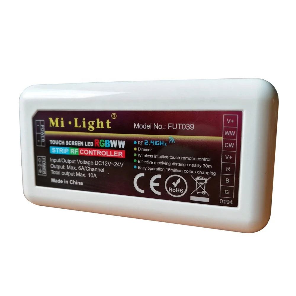 RGB CCT LED strip 2.4G smart WIFI App Mi light RF remote control wireless controller