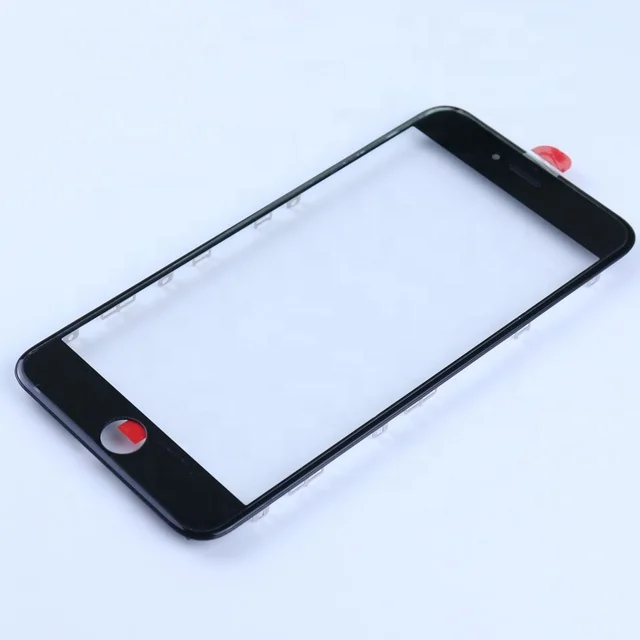 

2 in 1 high quality outside Screen Front glass with Bezel Frame for iphone