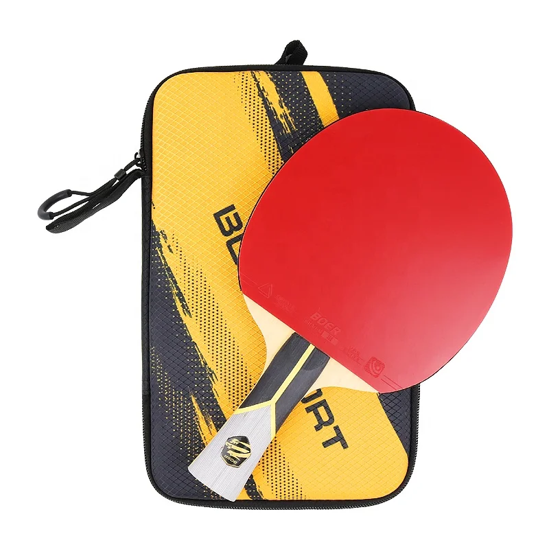 

2023 New Design 9 Ply Professional Table Tennis Rackets Ping Pong Bat Hard Bag Packing