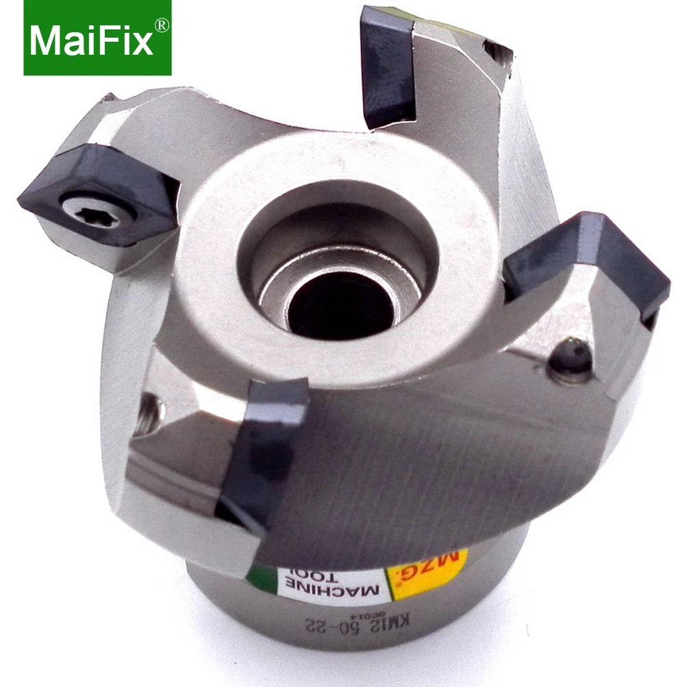 

Maifix KM12R 50mm 63mm SEKT 1204 CNC Lathe Tungsten Carbide Insert Machine Fast Feeding End Mill Face Milling Cutter