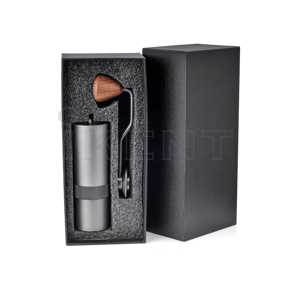 
Saudi Arabia Mill Stainless Steel Core Suitable Adjustment Ring Setting Gift Set Coffee Burr Hand Manual Grinder 