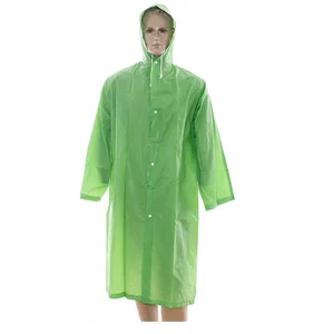 Image of BSCI factory hot selling waterproof pvc raincoats