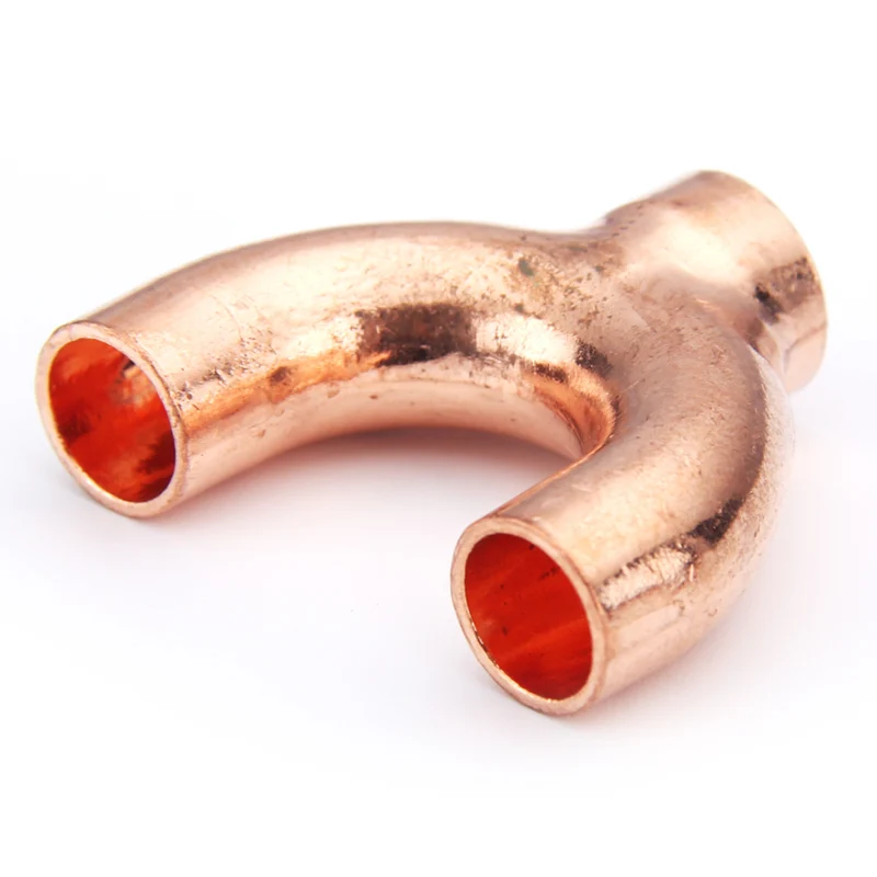 
All sizes best quality copper Y Tee refrigeration plumbing tube pipe Y Air Conditioning Fitting fitting 