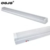 ETL DLC CE 4ft 5ft commercial office batten lamp 40w 60w 80w dimmable pendant tube lighting hallways ceiling led linear light
