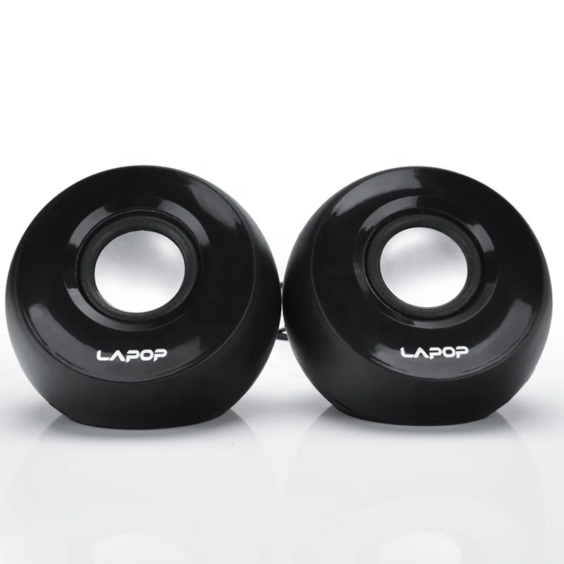 

Lapop A56 Fashion Desktop Multimedia Speaker Music Box, Black