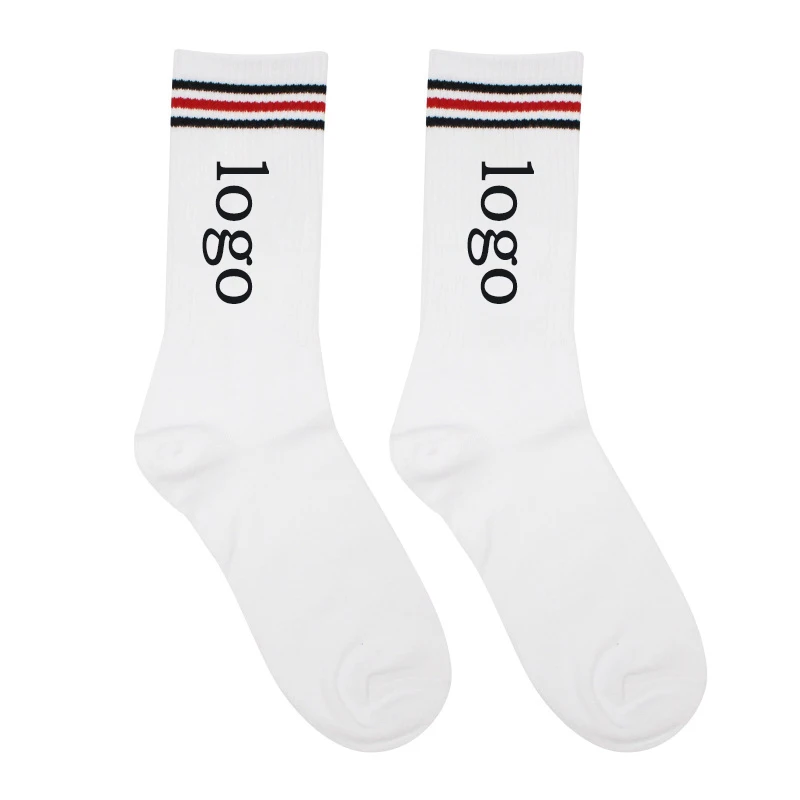 

SHANXIN breathable mid crew tube white socks bulk custom logo cotton white sport socks, As pictures show/any color you want