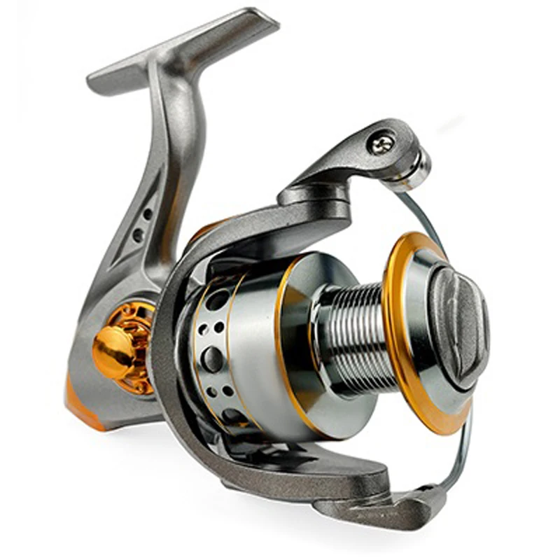 

Metal Spinning Fishing Reel Big Spool 1000-7000 Size 11BB 5.2:1 Gear Ratio Spinning Fishing Reel, Customized color