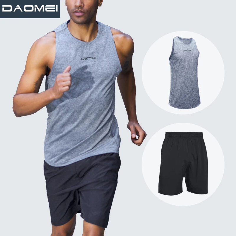 Brand Men Tracksuit Set Custom Quality Sport Gym Fitness Wear Yoga Sets Dropshipping Wholesale
