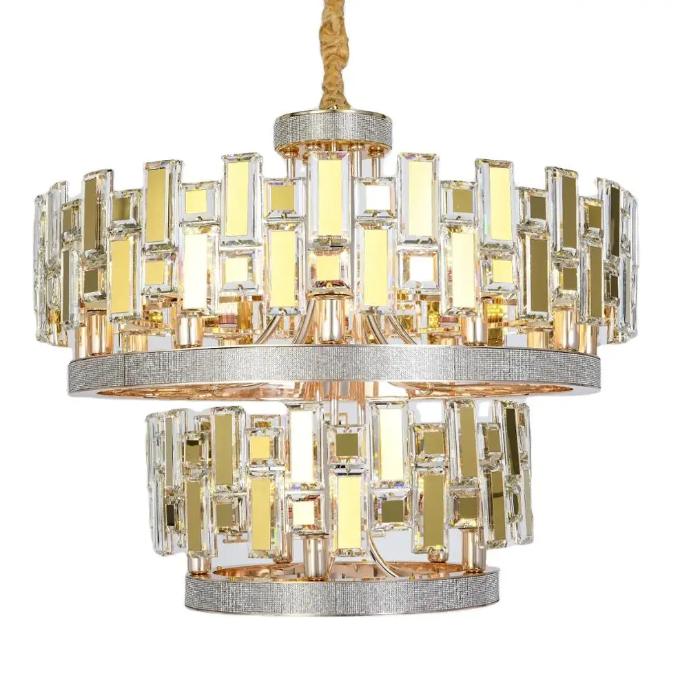 OMEYI-016 new product luxury living retractable large led chandelier