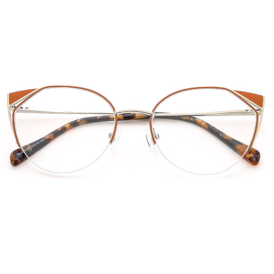 

Metal optical frames for Women cat eye high quality metal eyeglasses frames, 5 colors