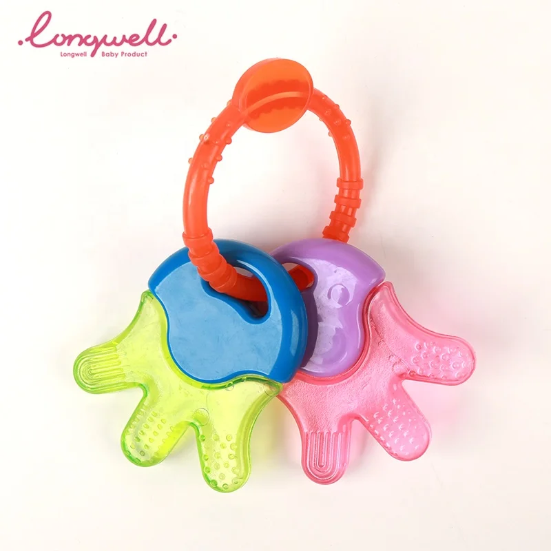 Sensory Toys Rattles Teething Cusomize Eva Water Teether Filled Infant