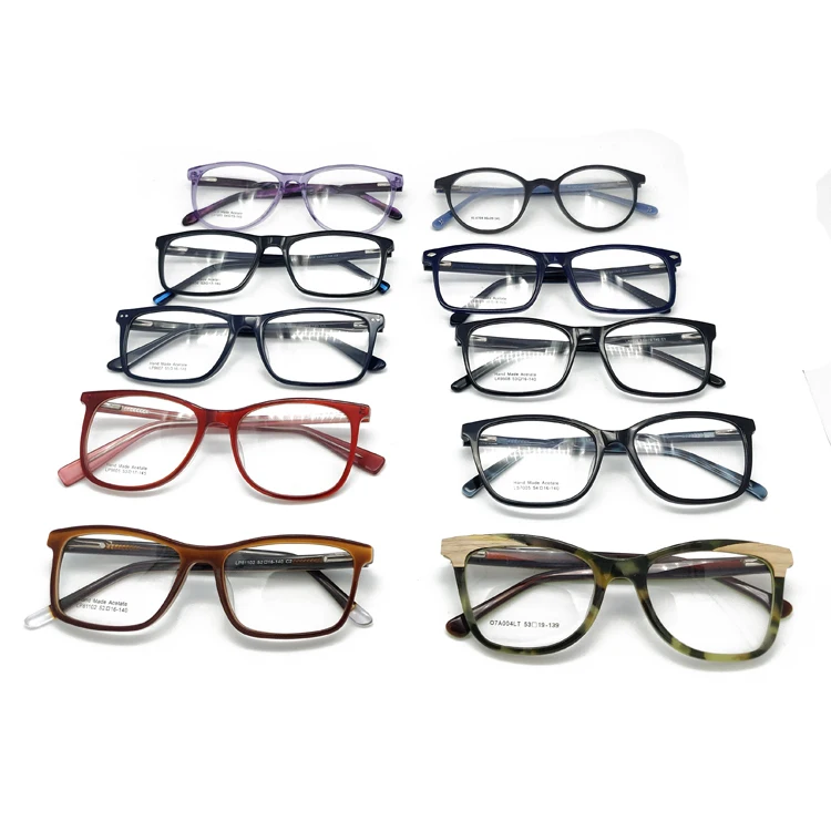 

Wholesale Low Price Offers Randomly Oculos Monturas De Acetato Optical Glasses Acetate Eyeglasses Frame, Mixed colour