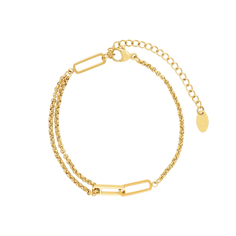 

Gold Plated Titanium Steel Bracelet For Women